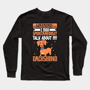 Dachshund lover Long Sleeve T-Shirt